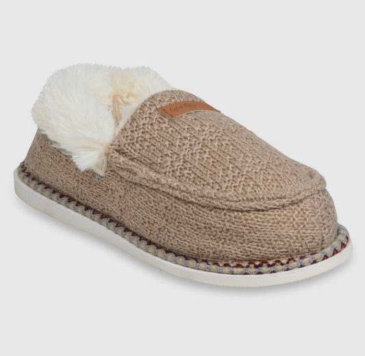 The Moccasin Knit Slipper