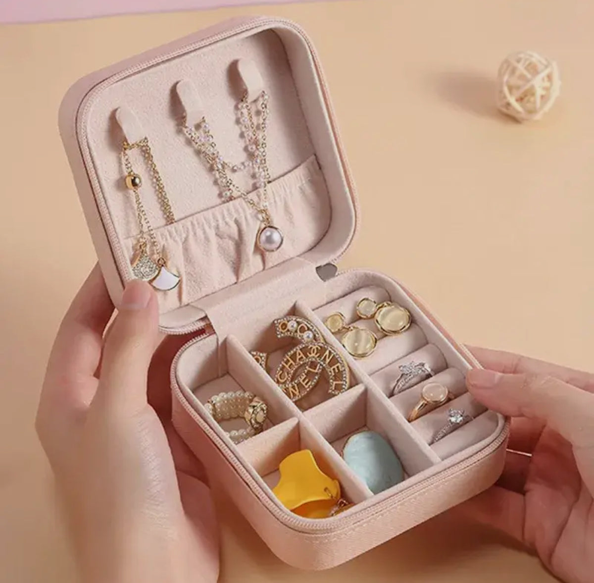 Plush Jewelry Box for Travel