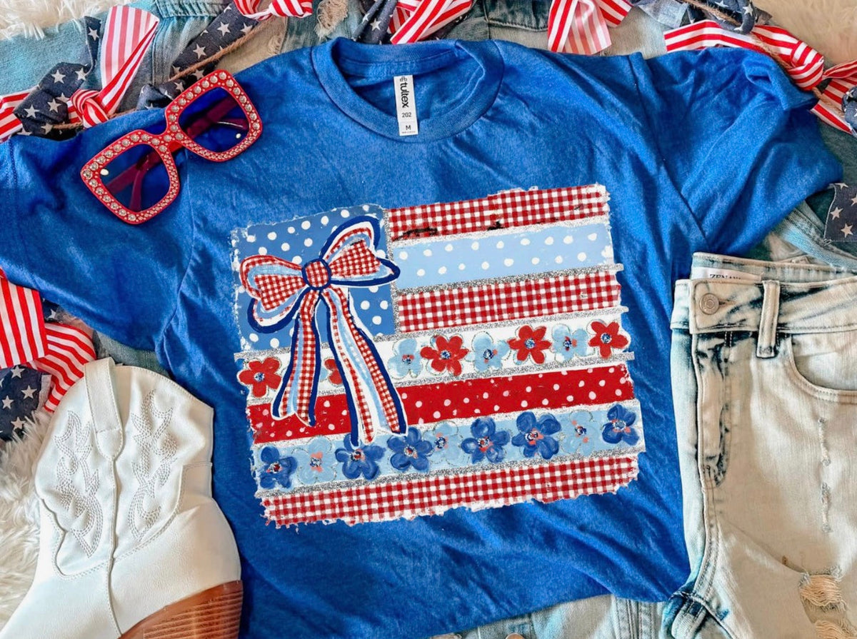 Floral Flag Tee