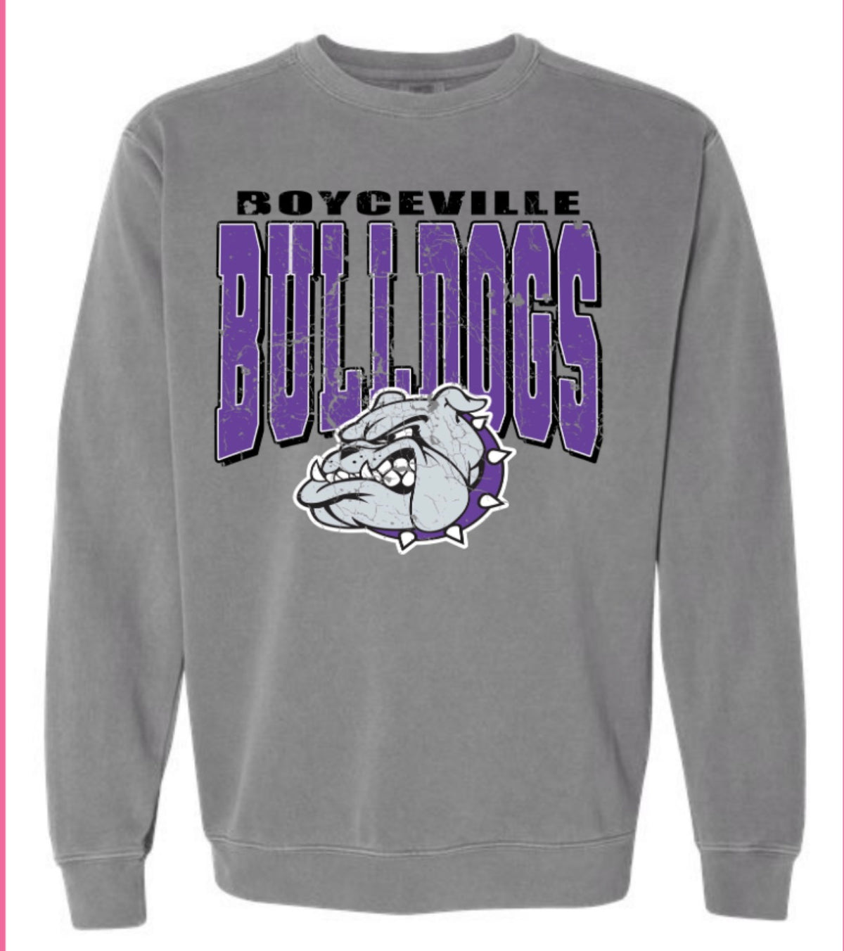 Gray Washed Comfort Colors Crew