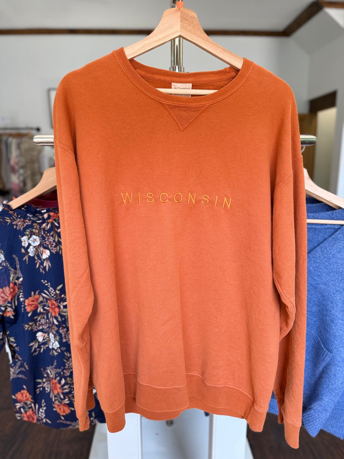 Wisconsin Embroidered Crew