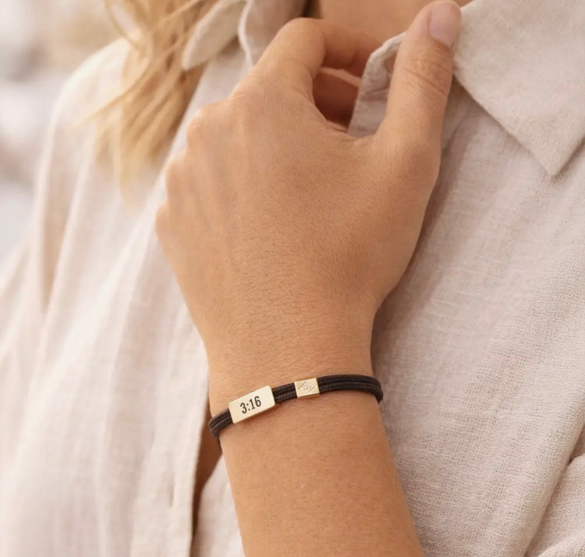 Cord Bracelet - John 3:16