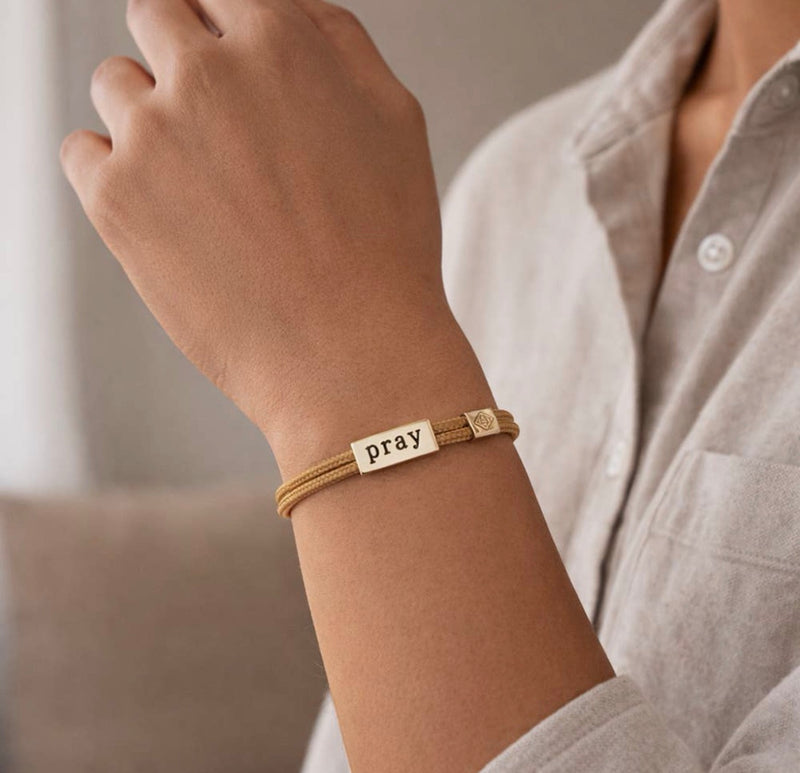 Cord Bracelet- Philippians 4:6