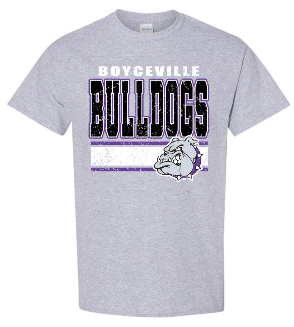 Bulldogs Stripe Gilden Tee