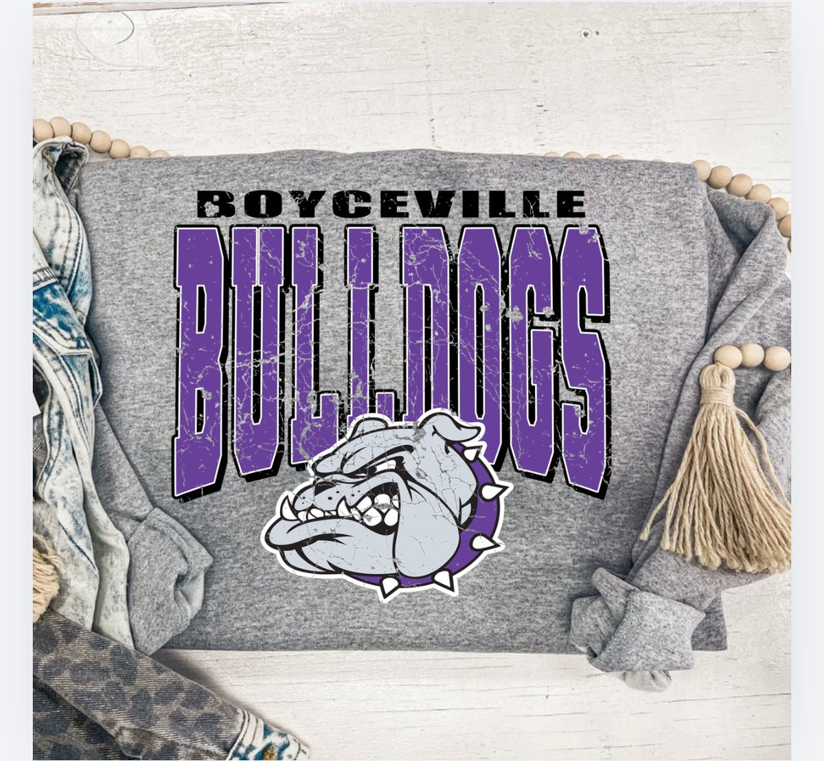 Big Bulldogs Gilden Crew - Gray