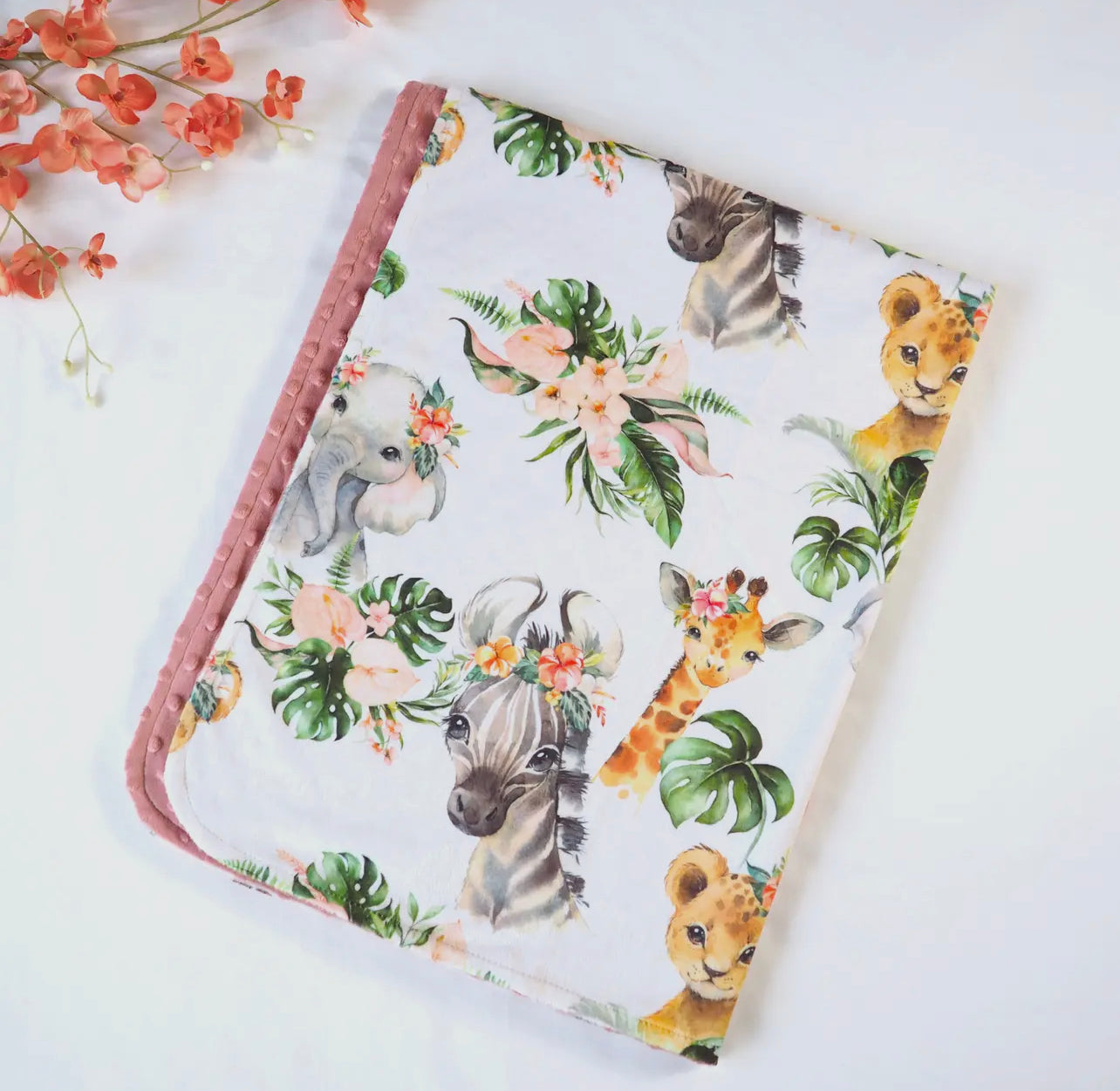 Wild Jungle Minky Blanket