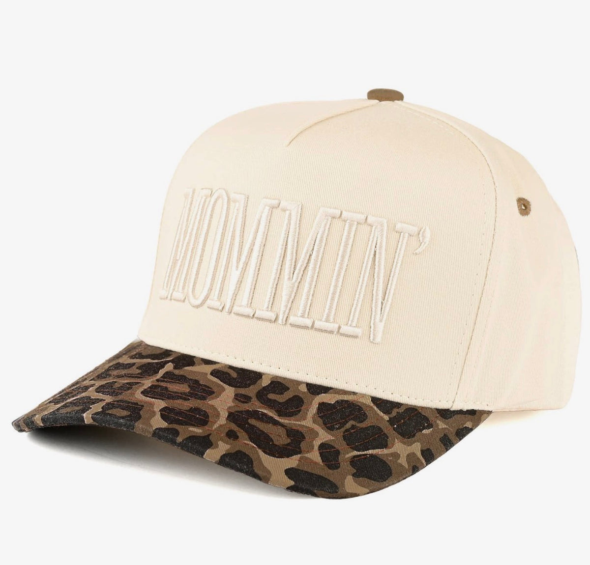 MOMMIN Letter Two Tone Trucker Cap