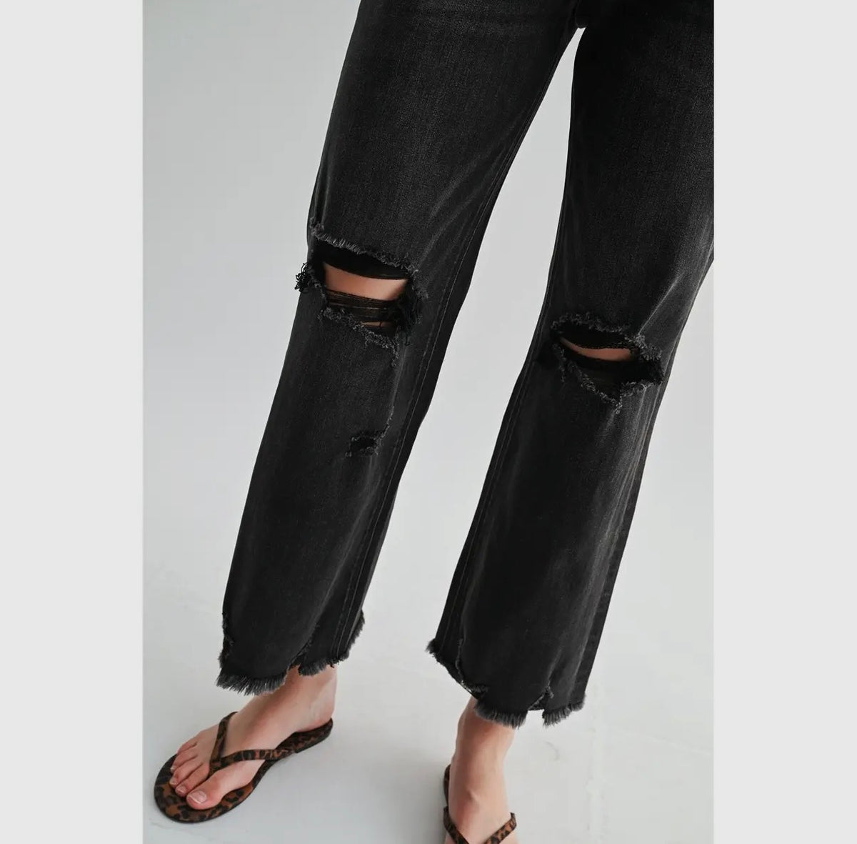 Super High Distressed Jeans