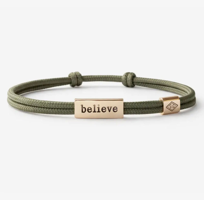 Cord Bracelet - Luke 8:50