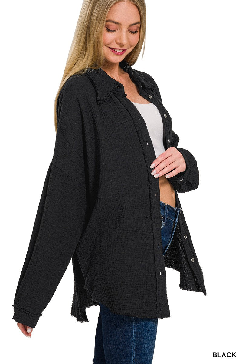 The Lovely Breezy Button Down