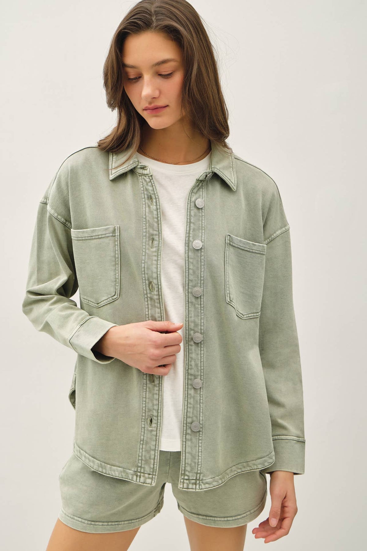 The Dakota Denim Shacket