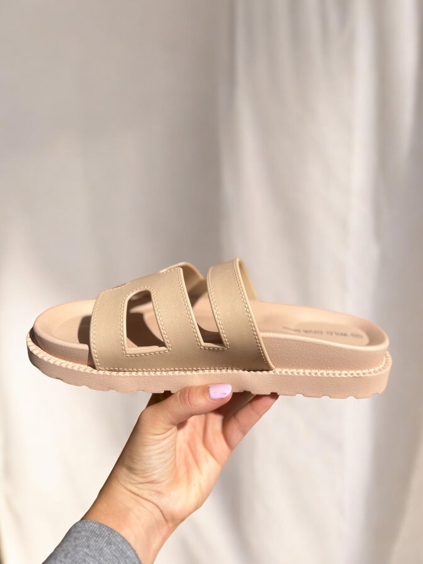 The Sun Slip Sandals