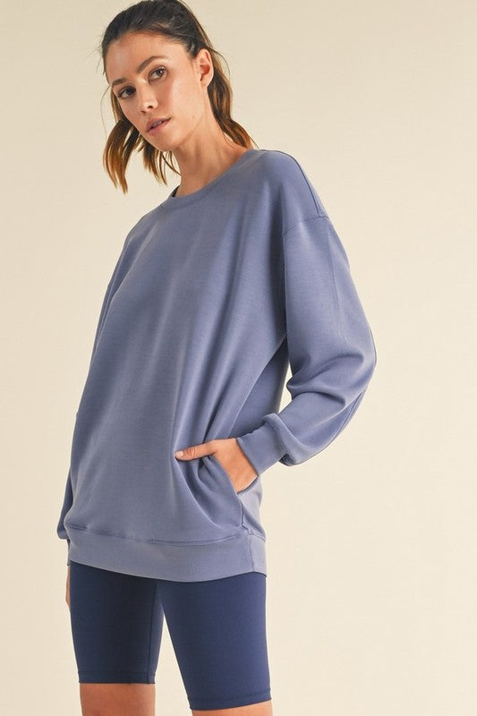 The Blue Sofie Soft Modal Sweatshirt