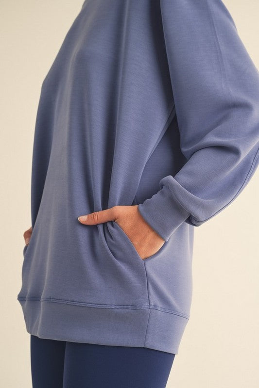 The Blue Sofie Soft Modal Sweatshirt