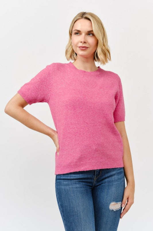 The Sabrina Short Sleeve Sweater