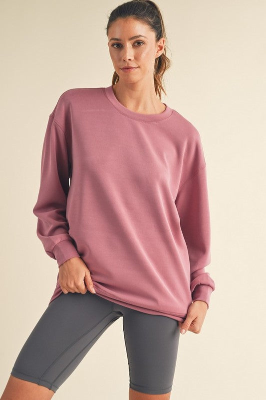 The Mauve Sofie Soft Modal Sweatshirt