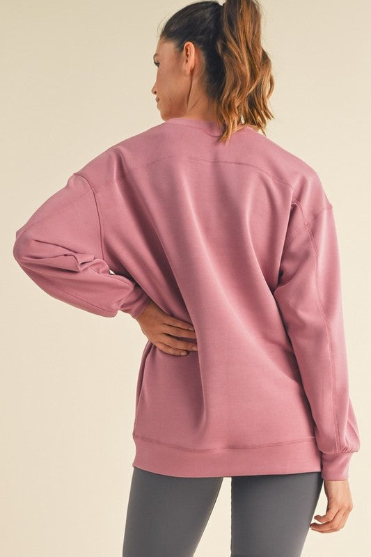 The Mauve Sofie Soft Modal Sweatshirt