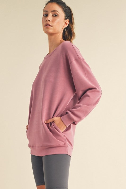 The Mauve Sofie Soft Modal Sweatshirt