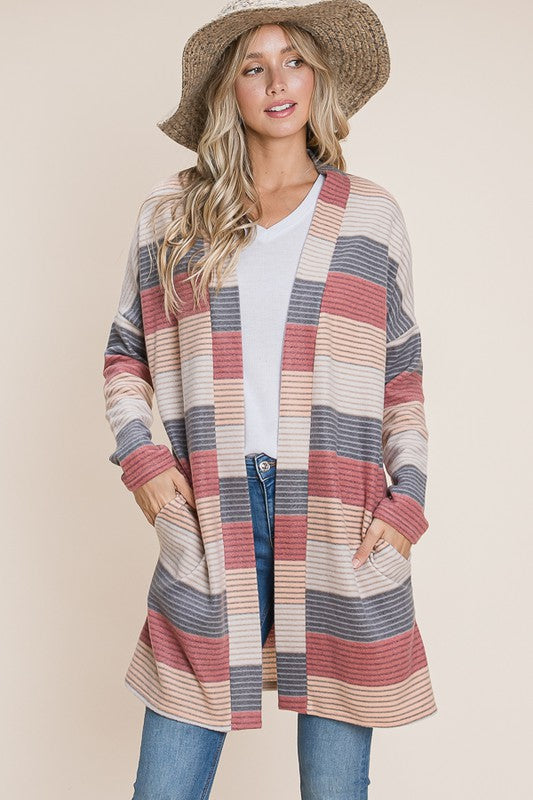 The Autumn Stripe Cardigan