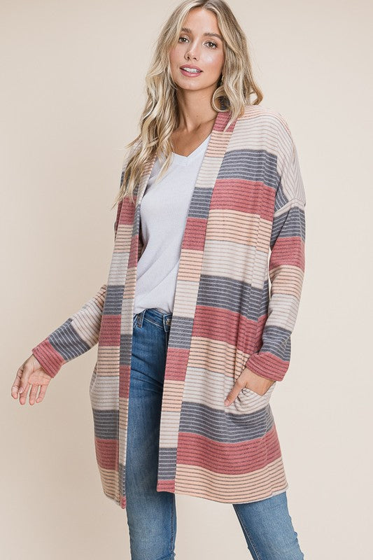 The Autumn Stripe Cardigan