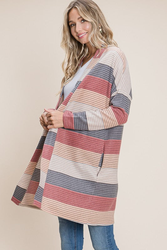 The Autumn Stripe Cardigan