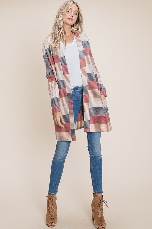 The Autumn Stripe Cardigan