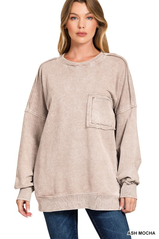The Kyla Pullover in Gray