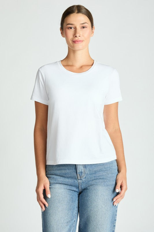 The Cotton Bra Top Tee