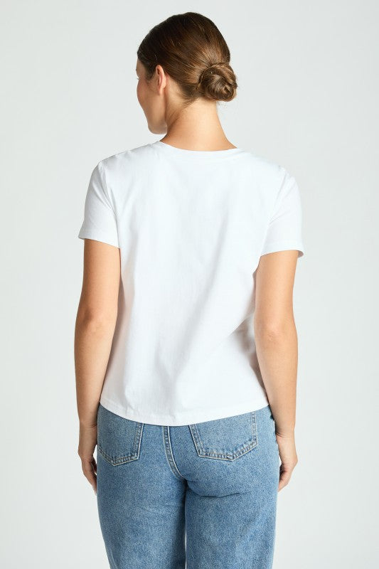 The Cotton Bra Top Tee