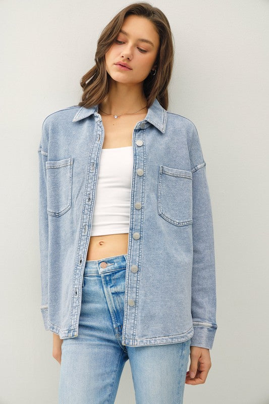 The Dakota Denim Shacket