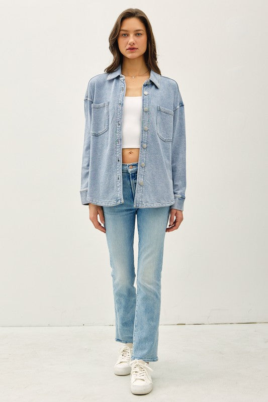The Dakota Denim Shacket