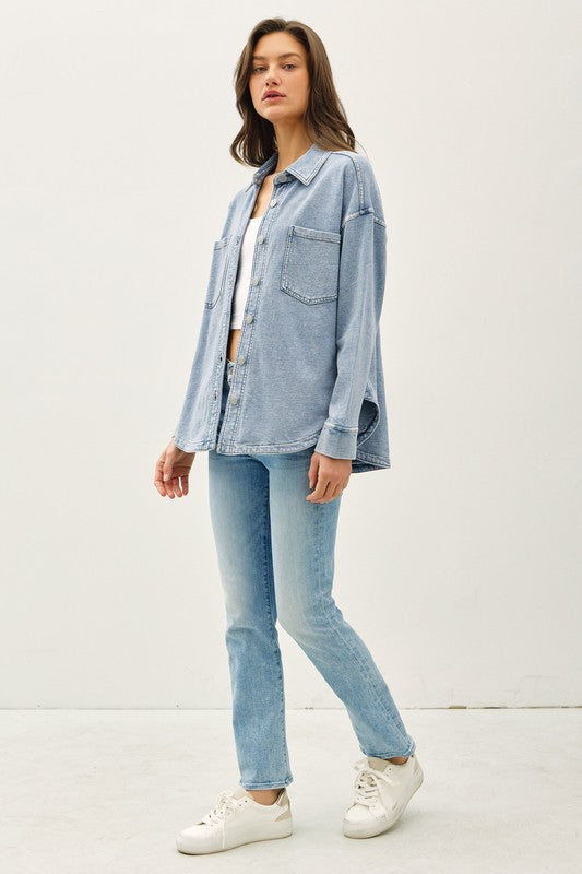 The Dakota Denim Shacket