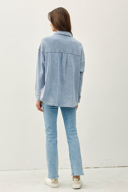 The Dakota Denim Shacket