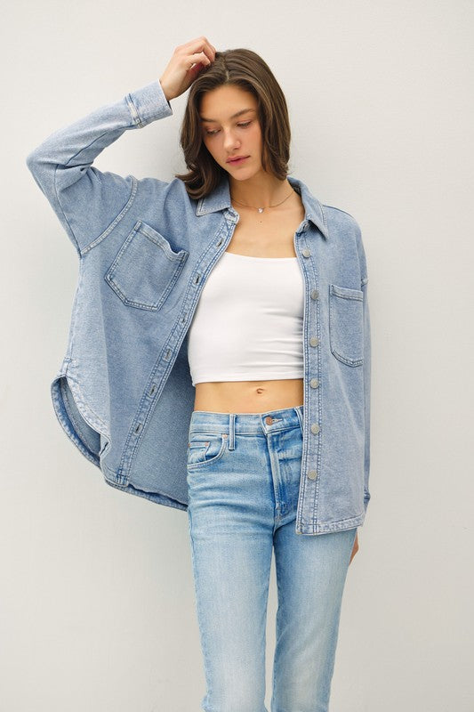 The Dakota Denim Shacket