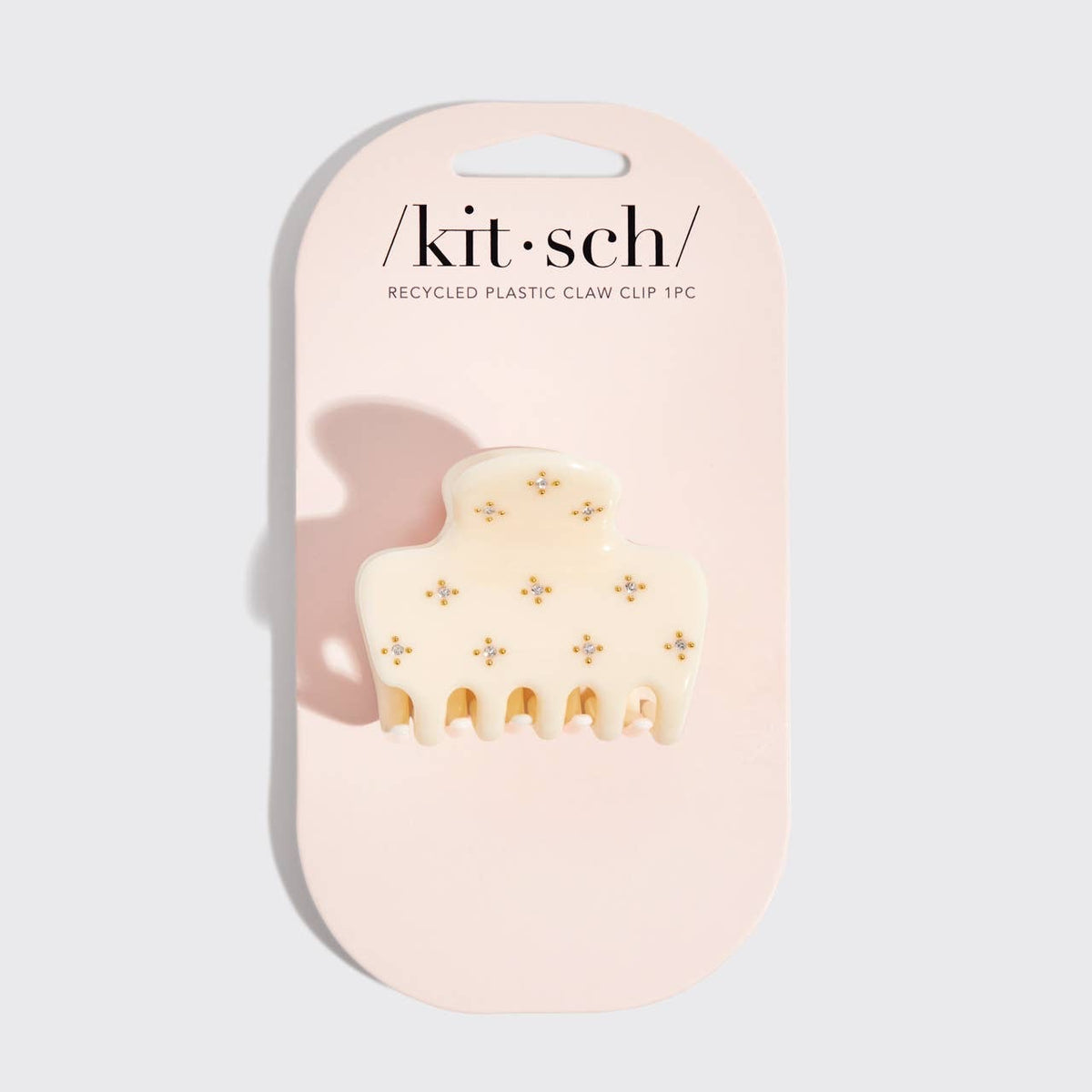 Recycled Plastic Rhinestone Puffy Claw Clip