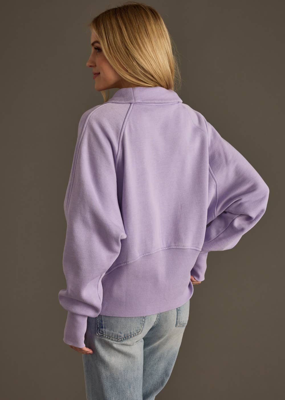 The Dalia Quarter Zip Sweatshirt