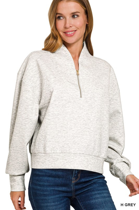 The Maddie Half-Zip Pullover