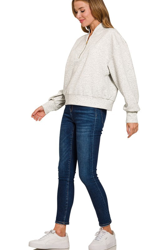 The Maddie Half-Zip Pullover