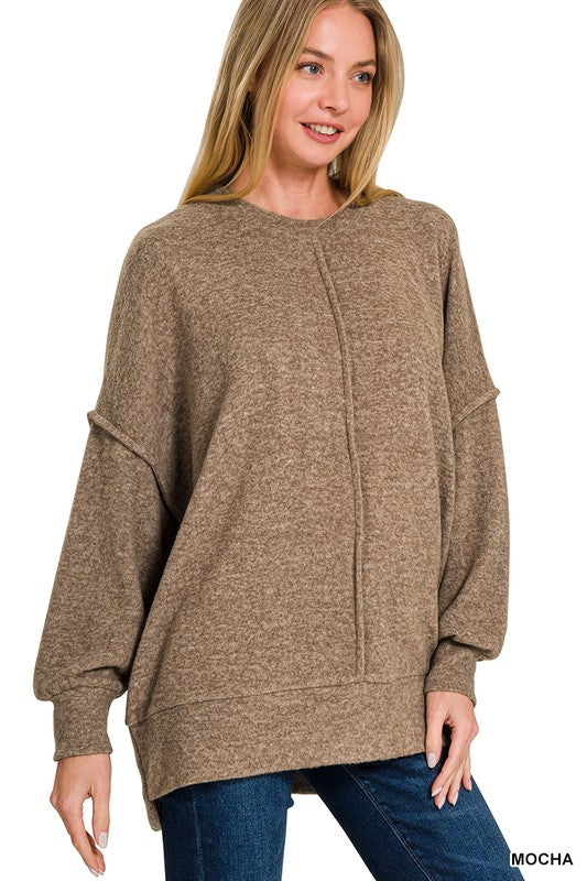 The Lived-In Cozy Patch Pullover