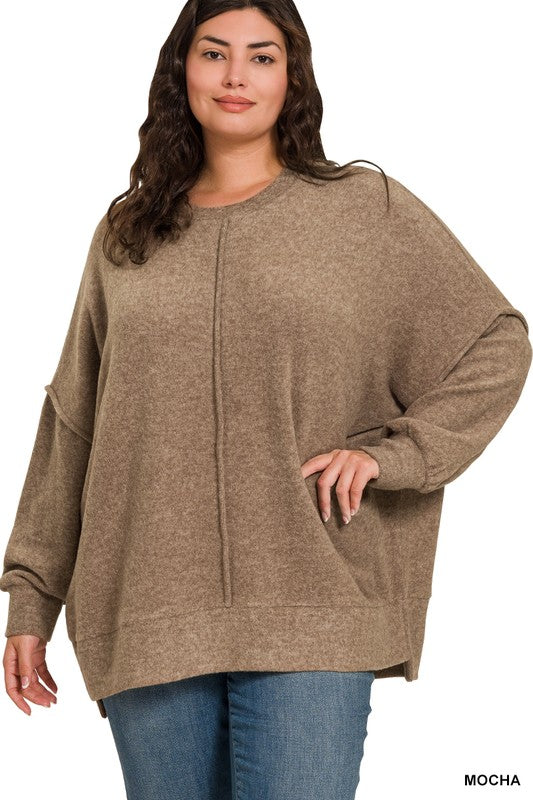 The Lived-In Cozy Patch Pullover