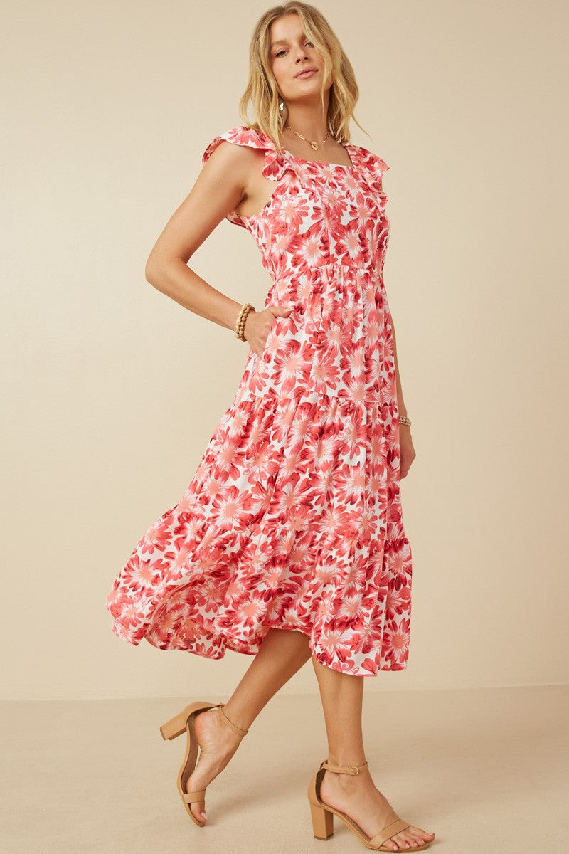 The Vivid Floral Dress