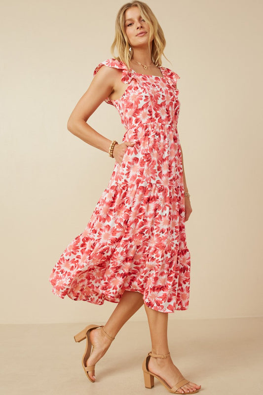 The Vivid Floral Dress