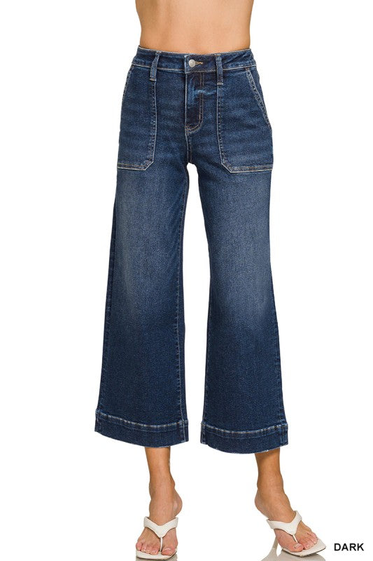 The Willa Cropped Denim Jeans
