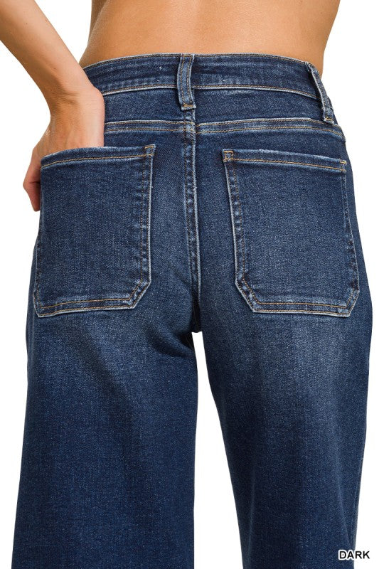 The Willa Cropped Denim Jeans
