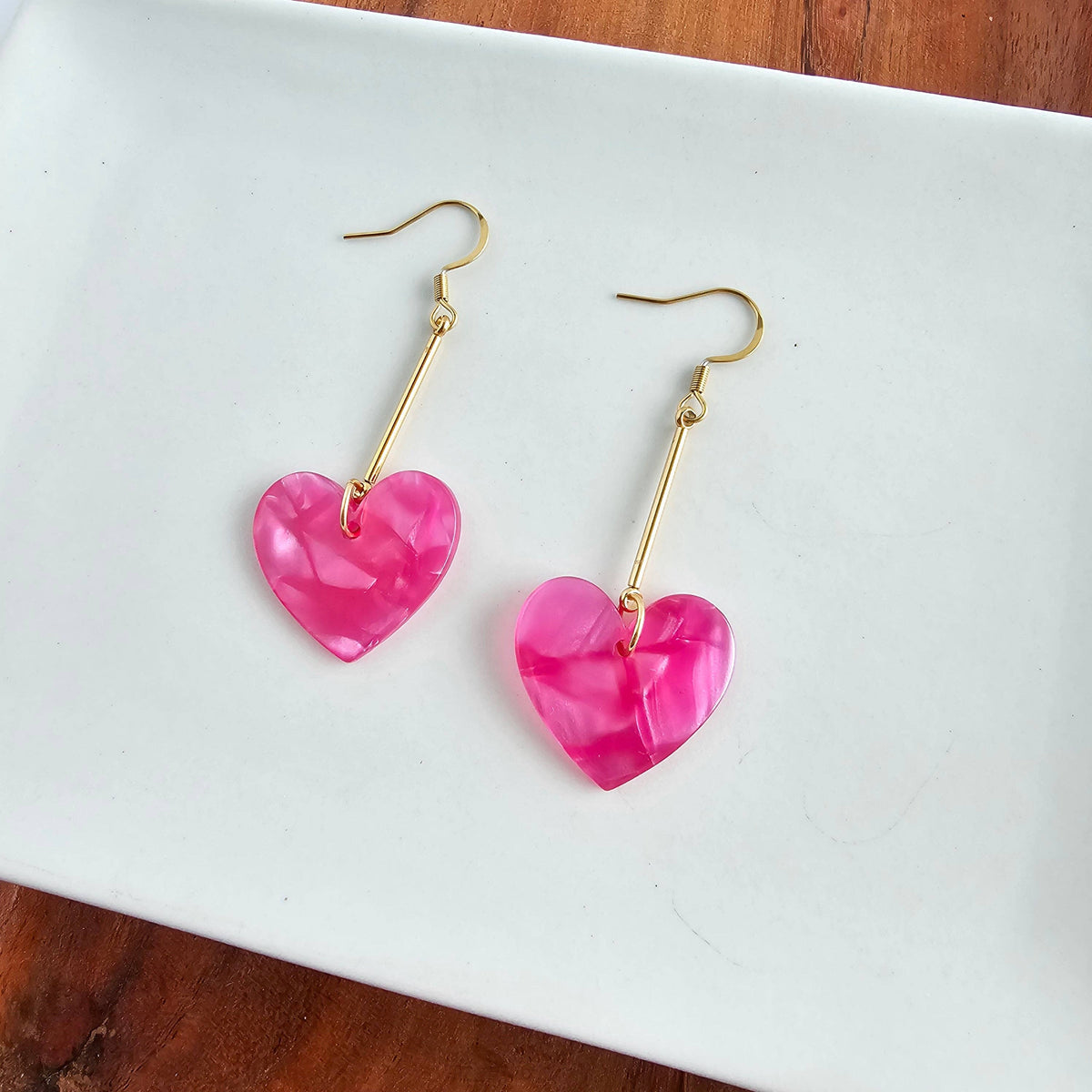 Mina Heart Earrings