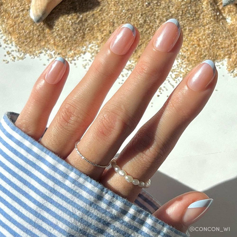 Into Blue Press-On Nails
