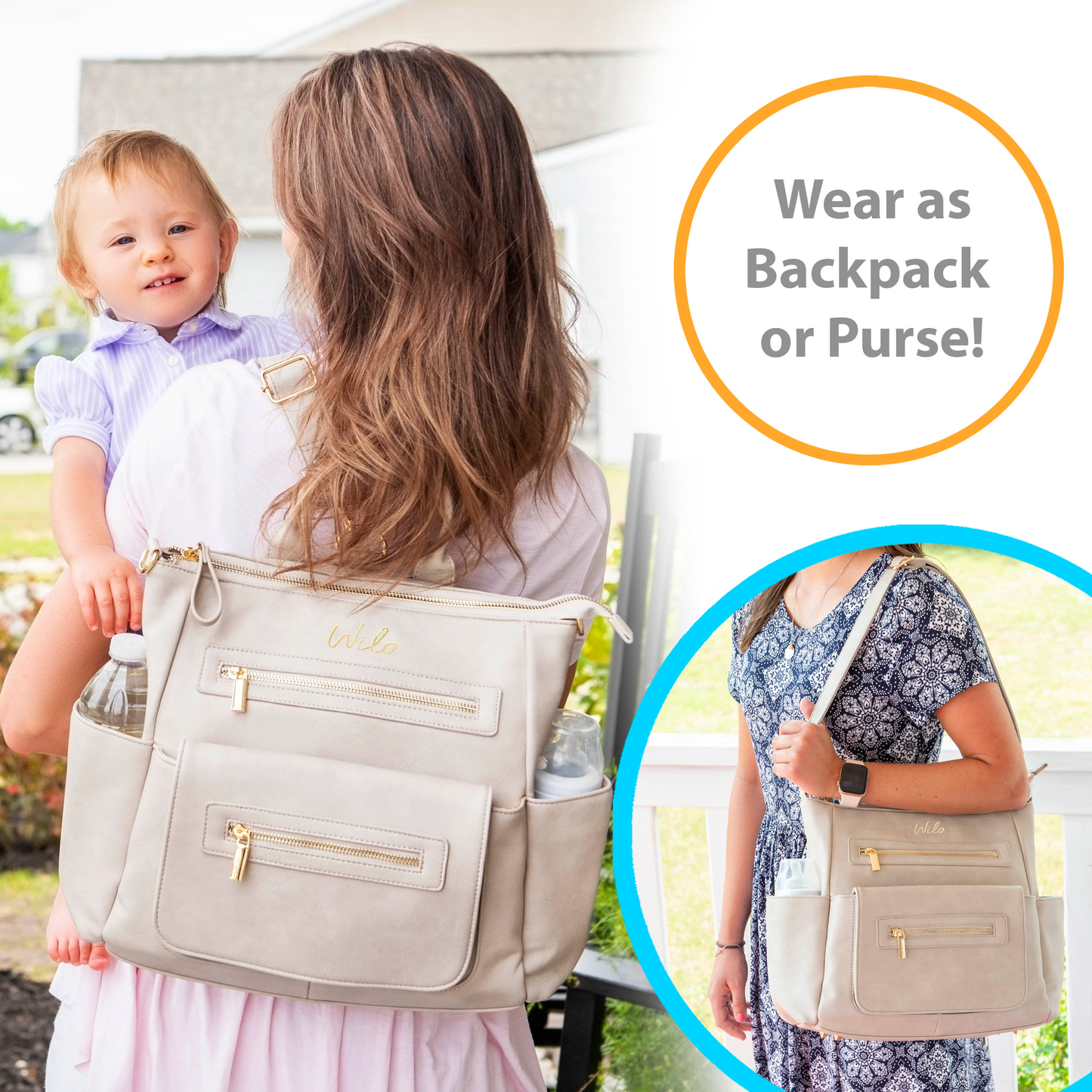 The Wilo Diaper Bag Backpack