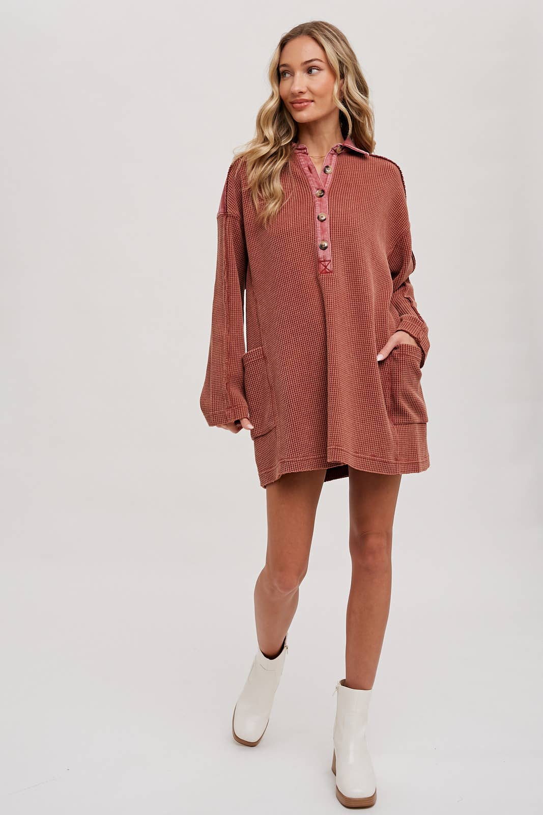 Thermal Henley Tunic