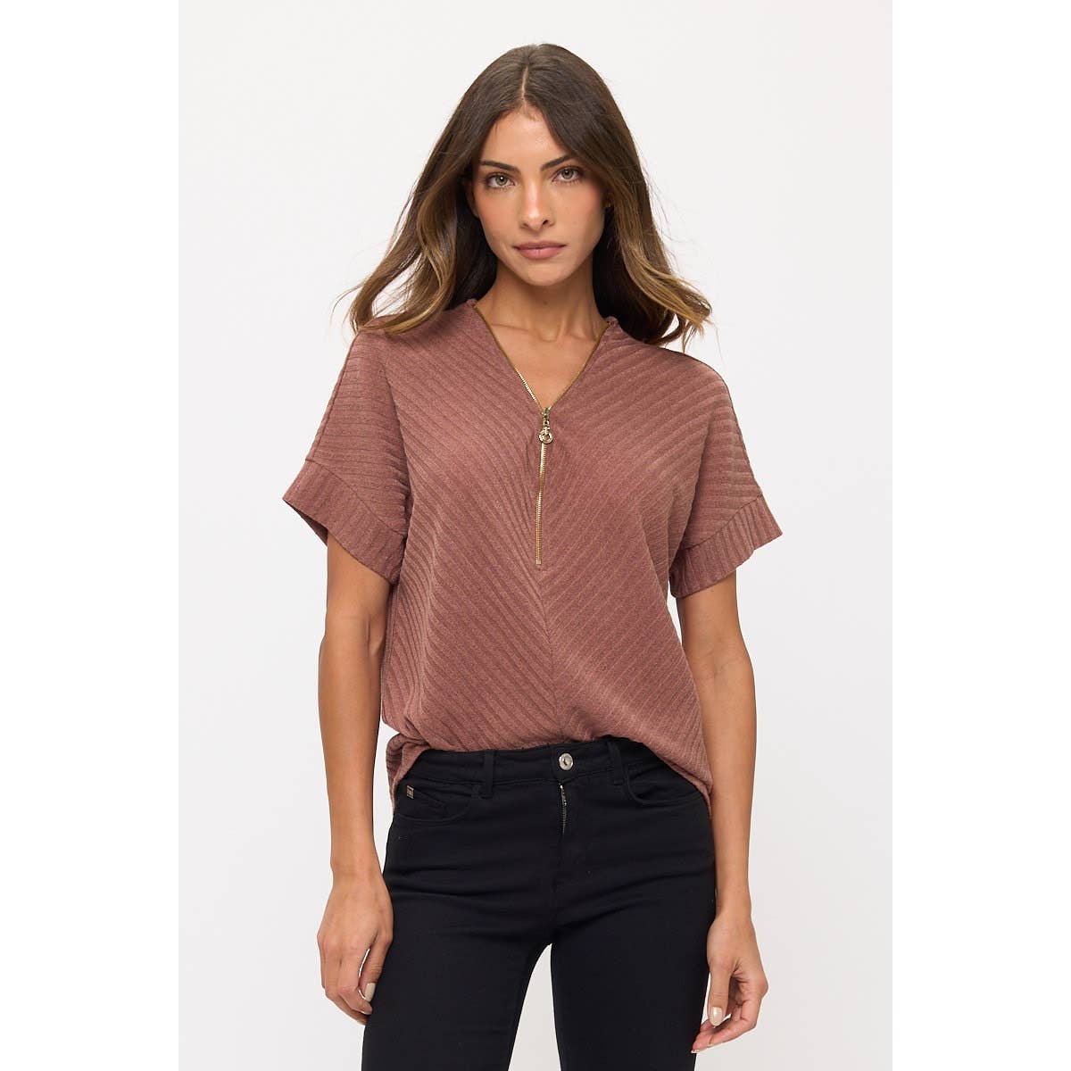 The Mira Textured Blouse