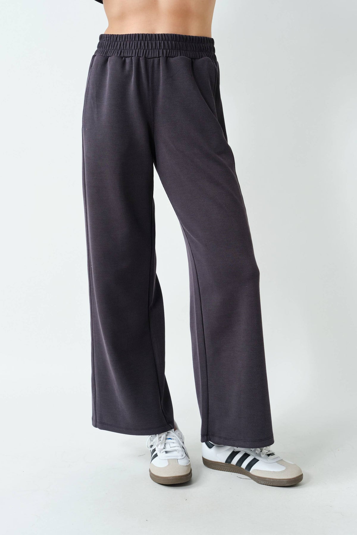 The Luxe Rib Wide-Leg Pants